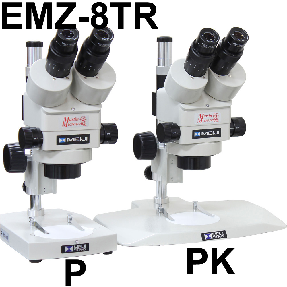 Meiji EMZ8TR Trinocular Zoom Stereomicroscope with choice of stands