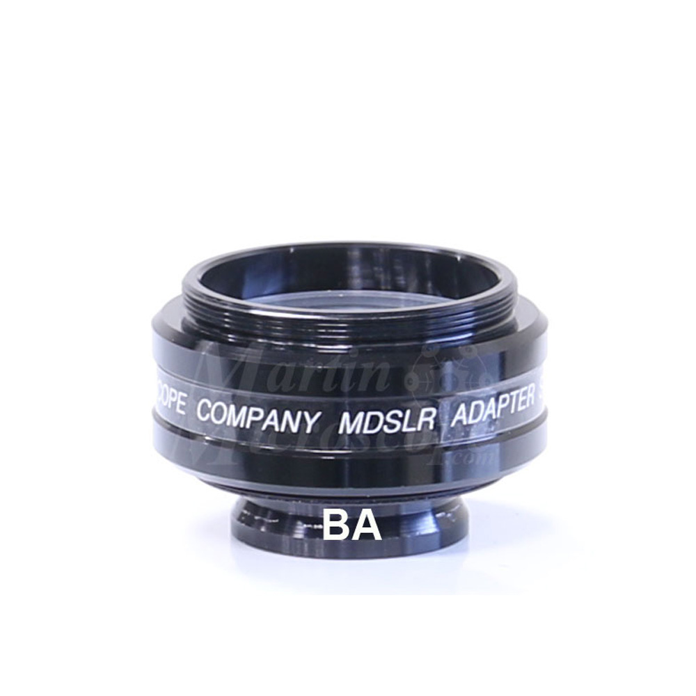 MDSLR-BA 1.38x Widefield T-mount adapter for Motic BAx00T and AE31 Phototubes