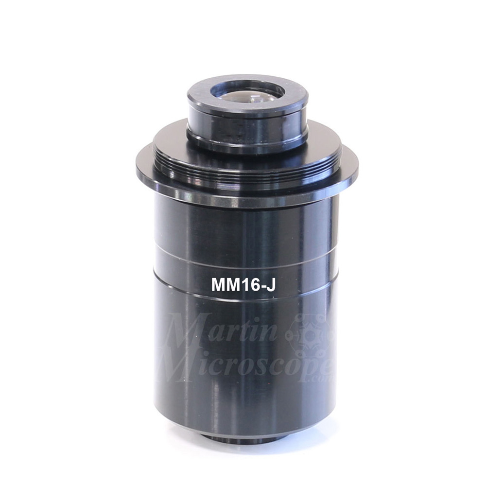 MM16-J 1.6x T-mount Adapter for 23mm I.D / 25mm O.D. Photoports