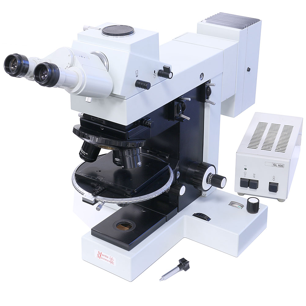 Carl Zeiss Jenavert BF/DF Metallurgical Microscope, Used