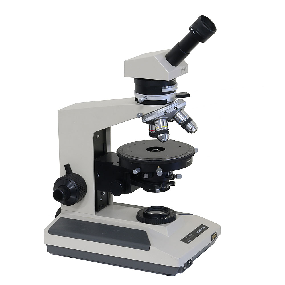 Olympus BH2 Monocular Polarizing Microscope, Used