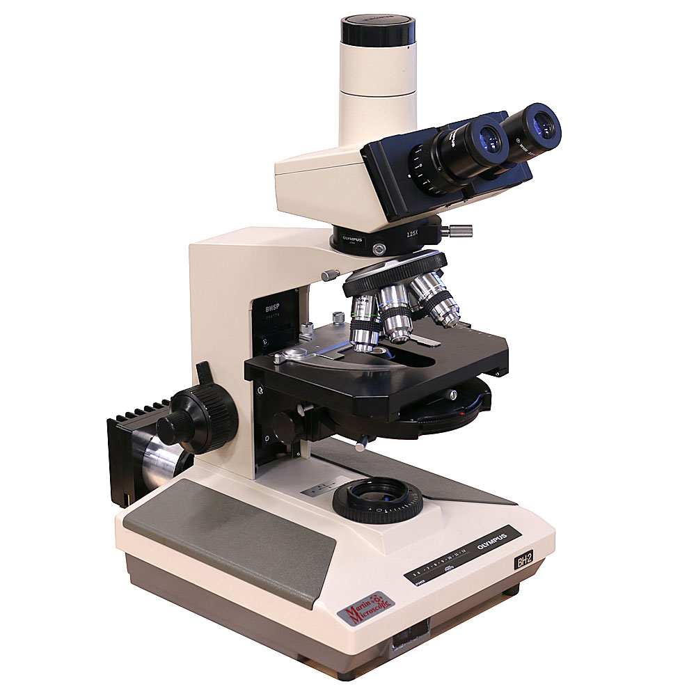 Olympus BHS-DIC Trinocular DIC Microscope, Used