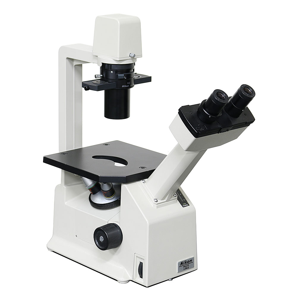 Nikon TMS Inverted Phase Contrast Microscope, Used