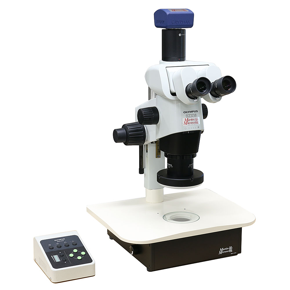 Olympus SZX16 Trinocular Zoom Stereomicroscope, Used