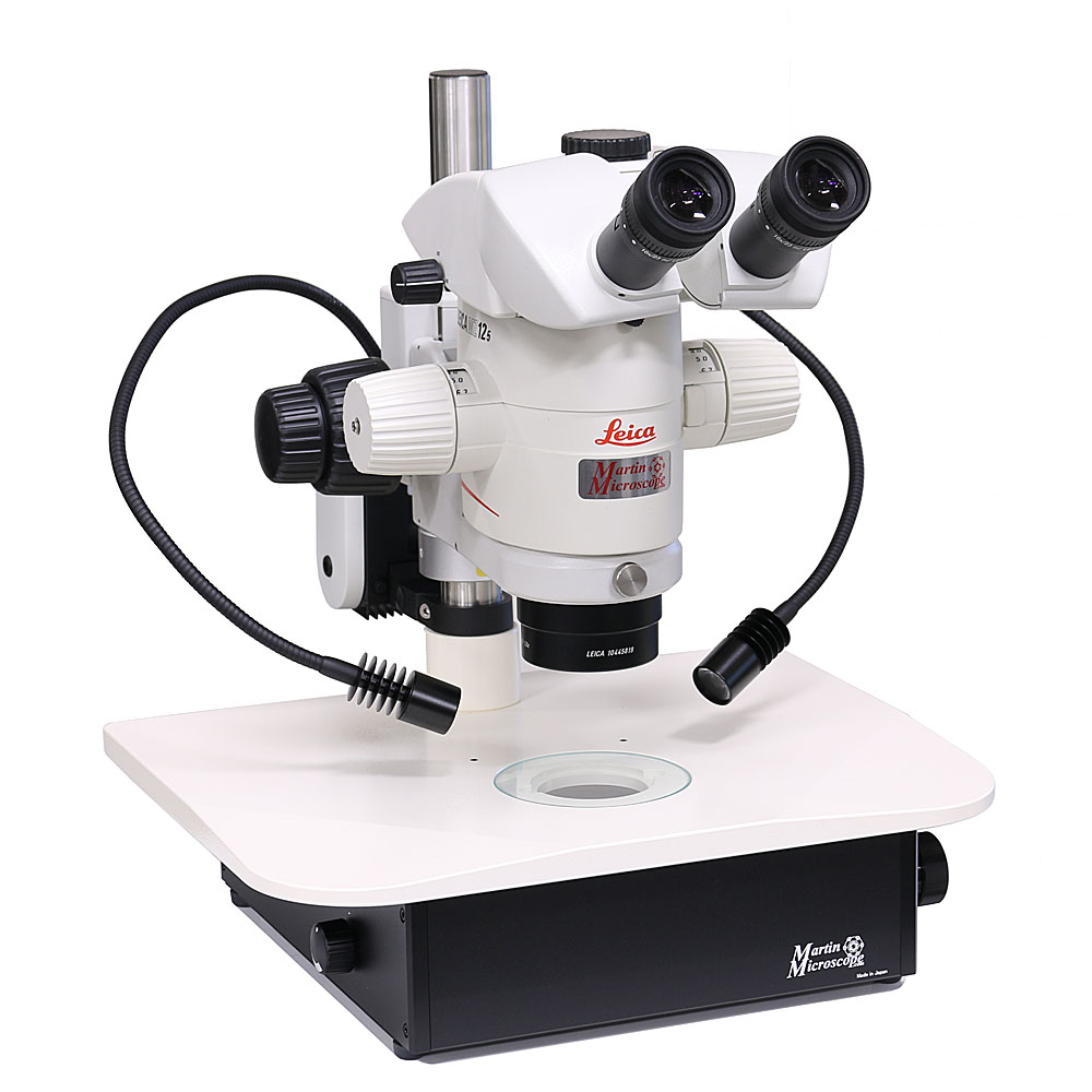 Leica MZ12.5 Research Trinocular Stereomicroscope, Used